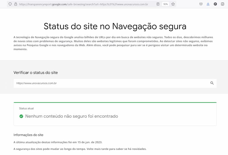 Unovacursos.com.br é confiável? Unovacursos é segura?