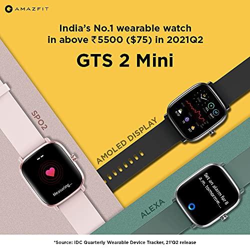         Smartwatch Amazfit GTS 2 Mini, Relógio inteligente Fitness, design fino superleve, autonomia da bateria de 14 dias, mais de 70 modalidades esportivas       