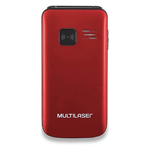         Celular Flip Vita Multilaser Dual Chip e Mp3 - Vermelho - P9021       