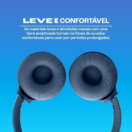         JBL, Fone de Ouvido Sem Fio, Tune 520BT, Bluetooth - Azul       