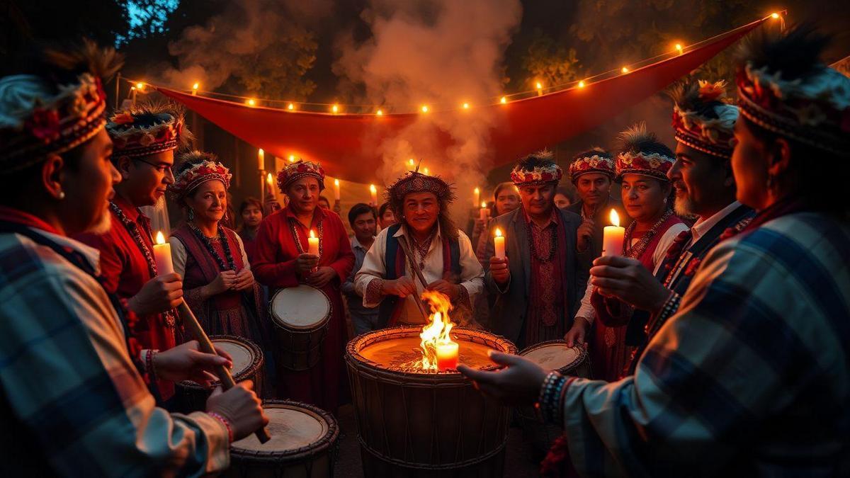 Práticas musicais tradicionais em rituais e cerimônias