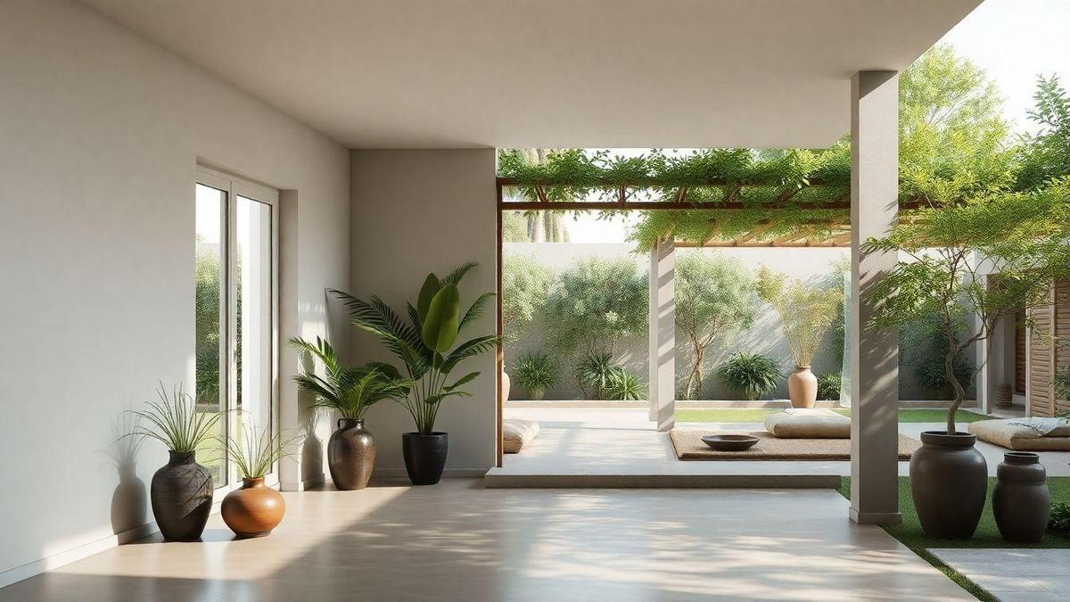 Técnicas de jardinagem para resfriar ambientes internos e externos