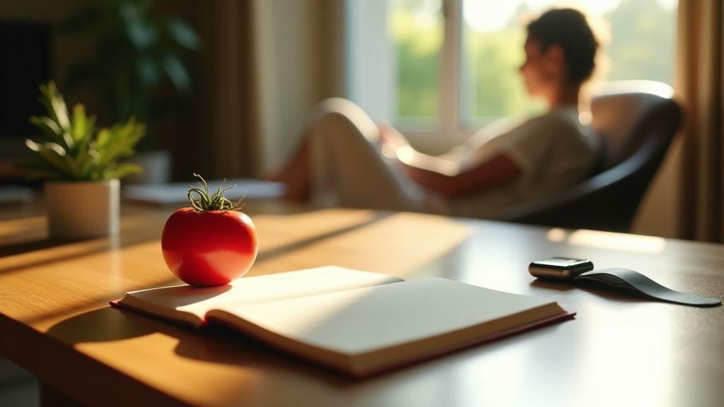 Medição, ajuste e prevenção de burnout na rotina minimalista produtiva com pomodoro