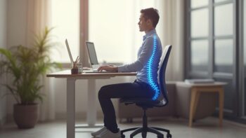 Dicas para melhorar a postura sentada já